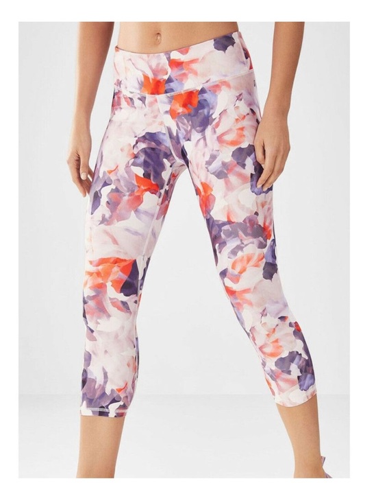 Fabletics Pants - Fabletics Define PowerHold Mid-Rise Capri in Daydream Print